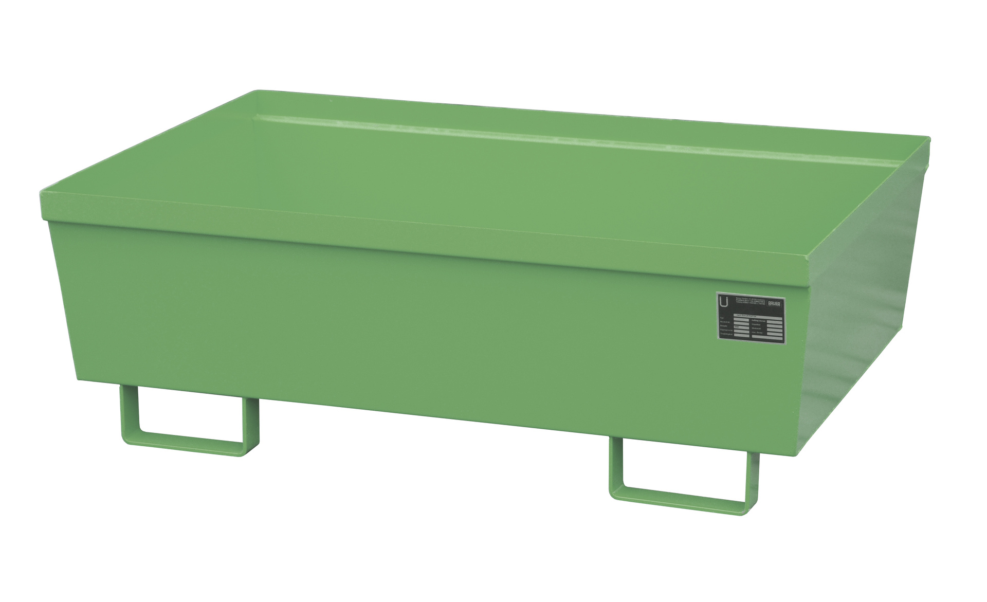 Auffangwanne Typ AO RAL 6011 Resedagrün