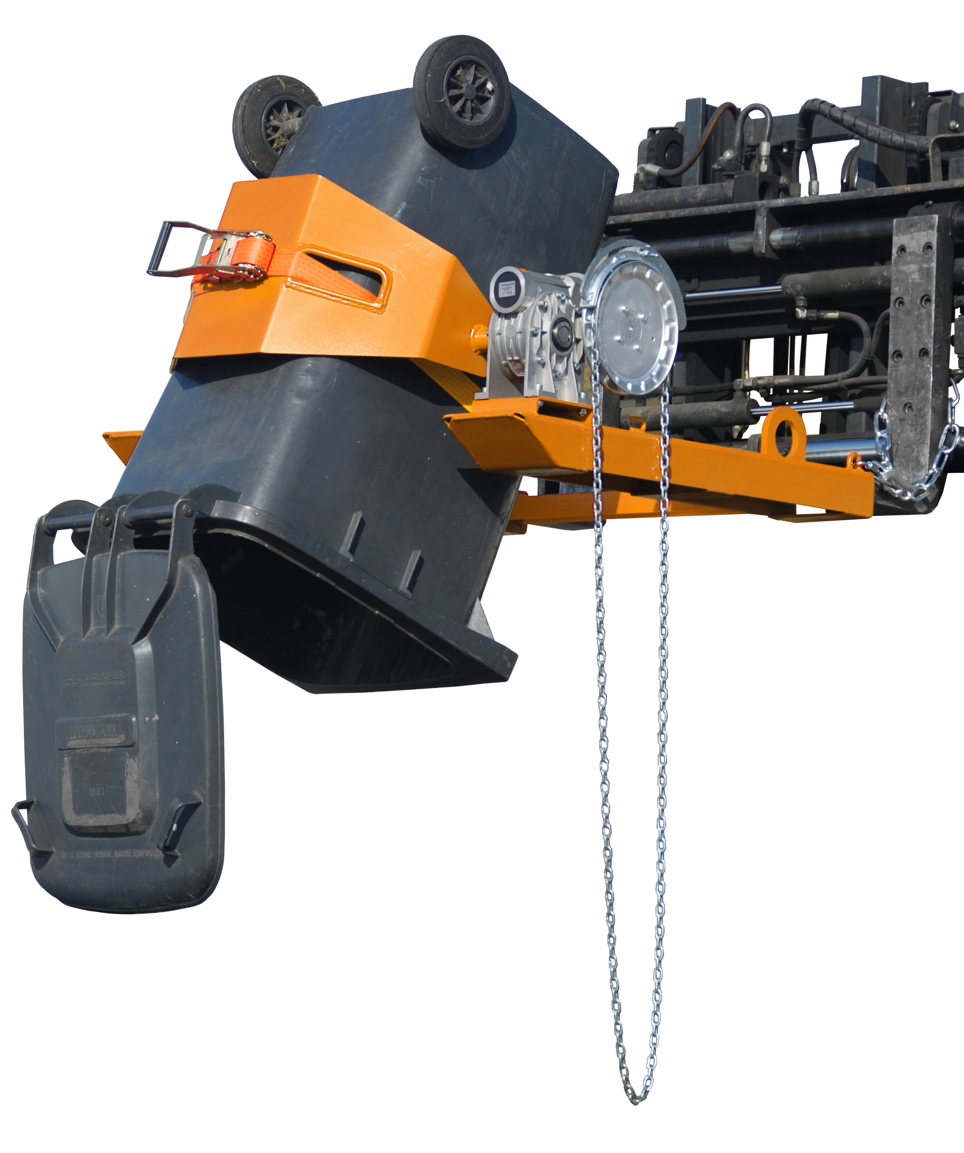 Fasskipper Typ FLEX-K RAL 2000 Gelborange