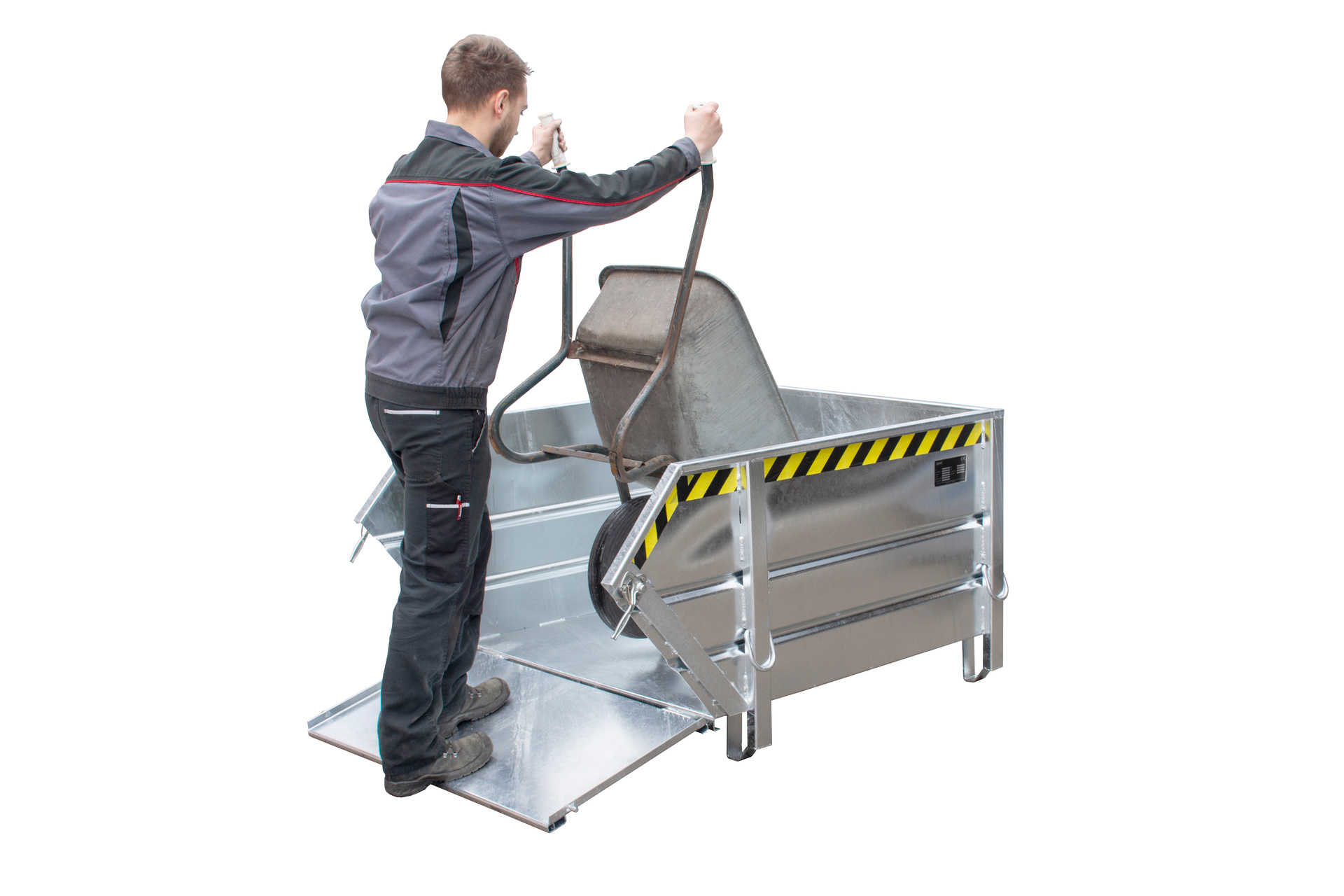 Baustoffbehälter Typ BBK feuerverzinkt