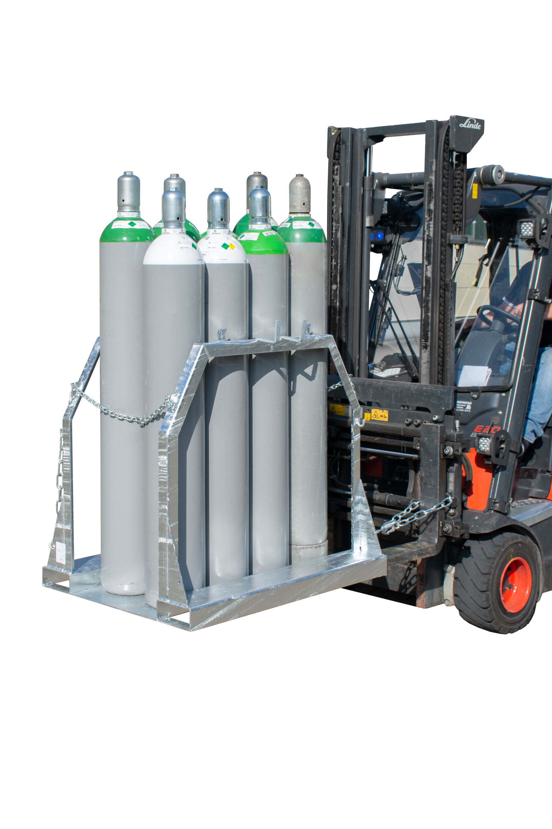 Stahlflaschen-Palette Typ SFP feuerverzinkt